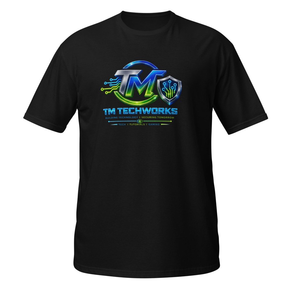 Black T-Shirt Front