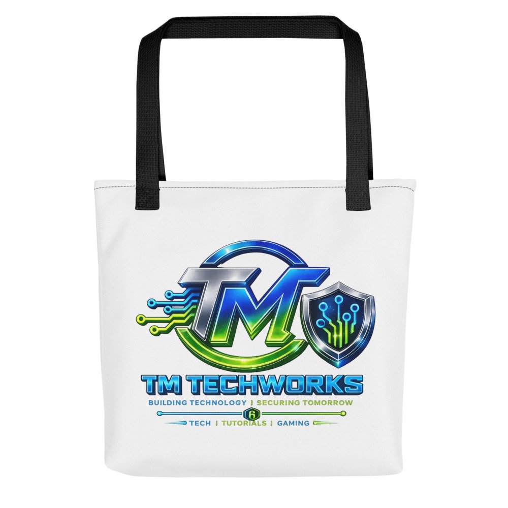 Black Handle Tote Handbag