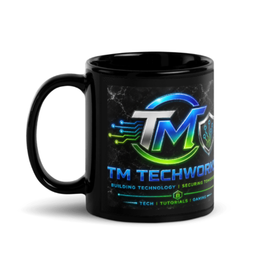 Black Marble Mug Back