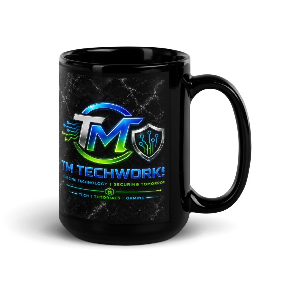 Black Marble Mug Front