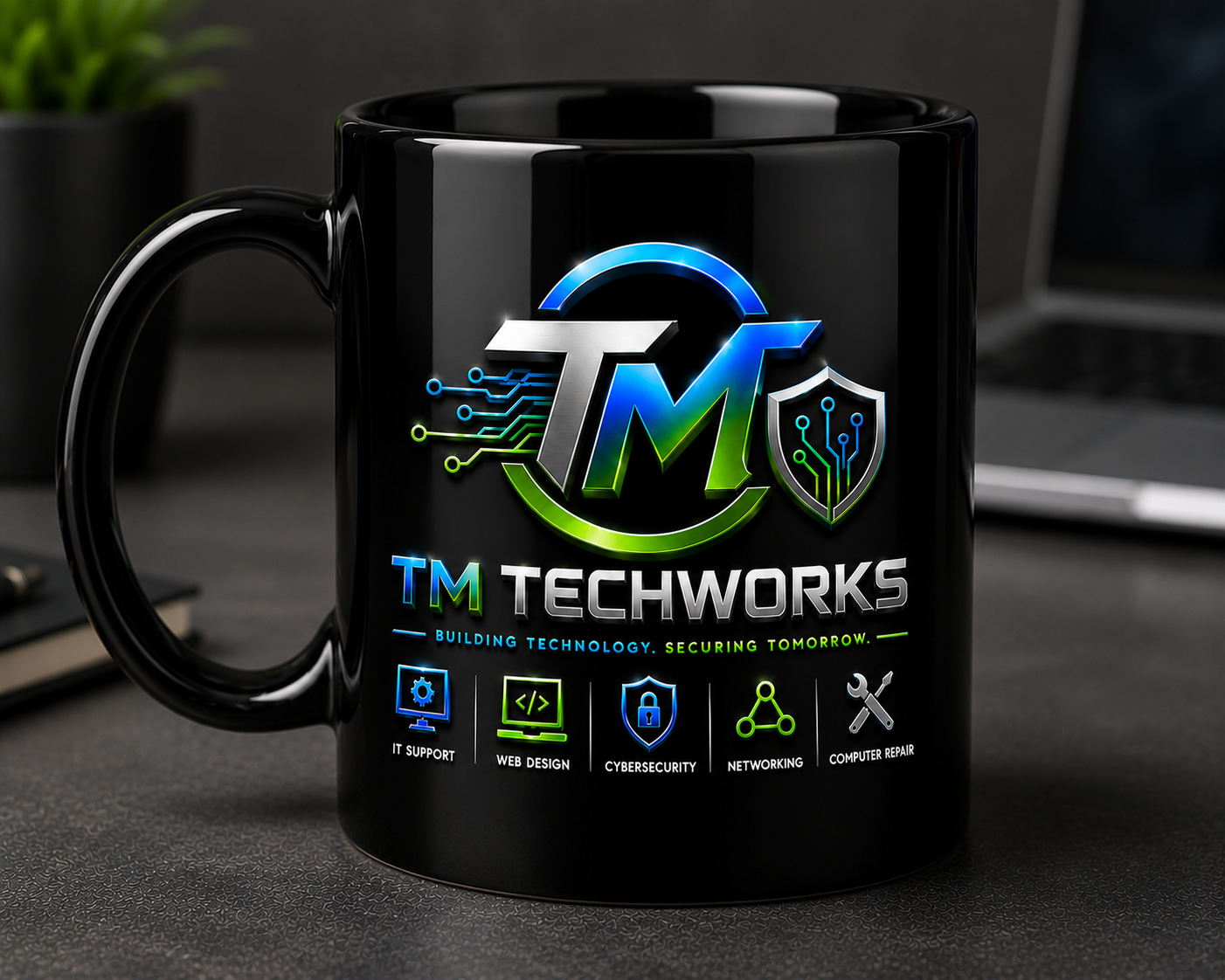 Black Mug Back