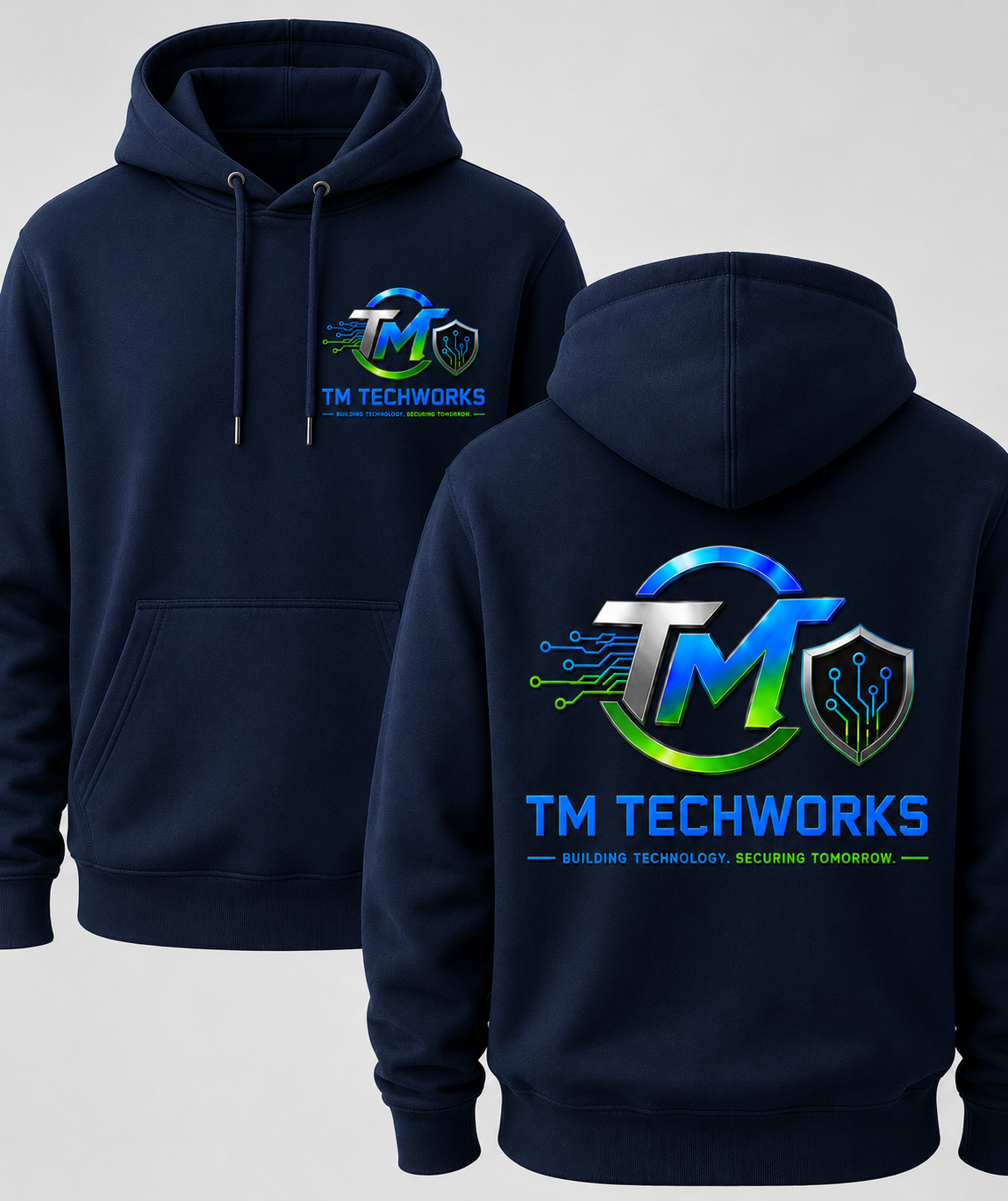 TM TechWorks Navy Hoodie