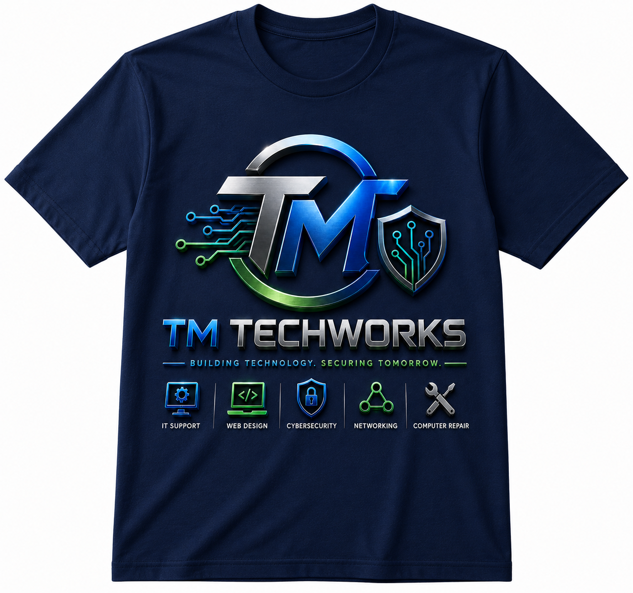 Navy Blue T-Shirt Front