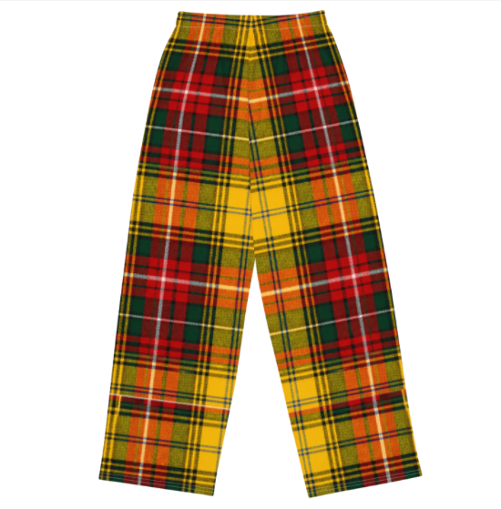 TM TechWorks Plaid Pants Back
