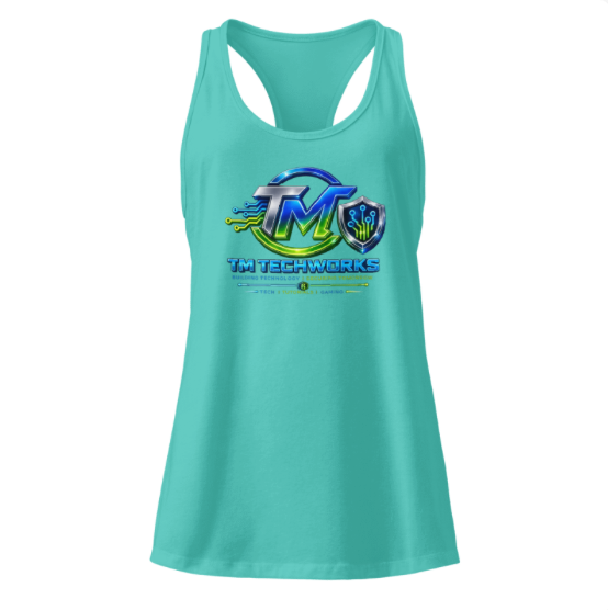 Tahiti Blue Tank Top Front