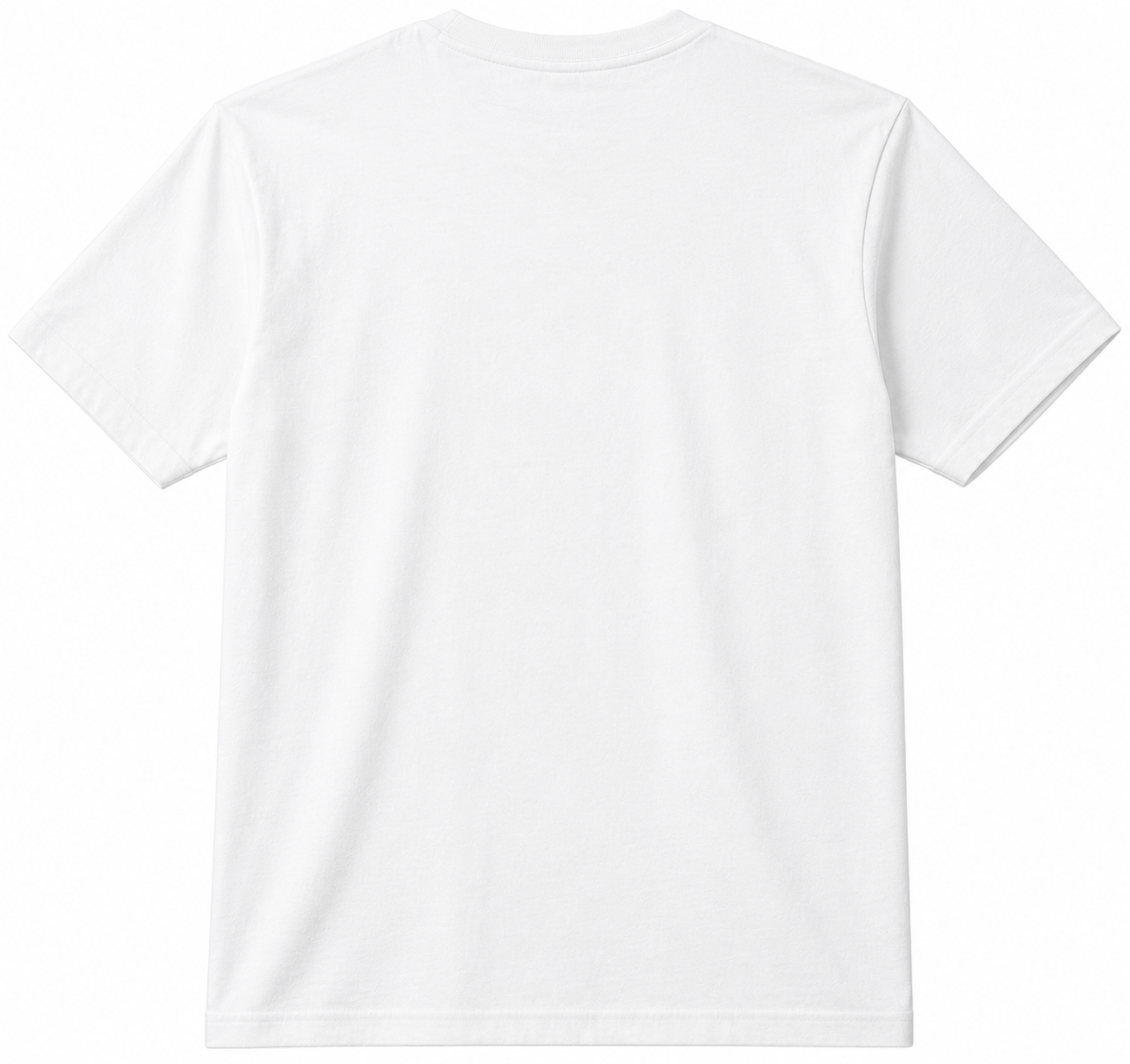 White T-Shirt Back