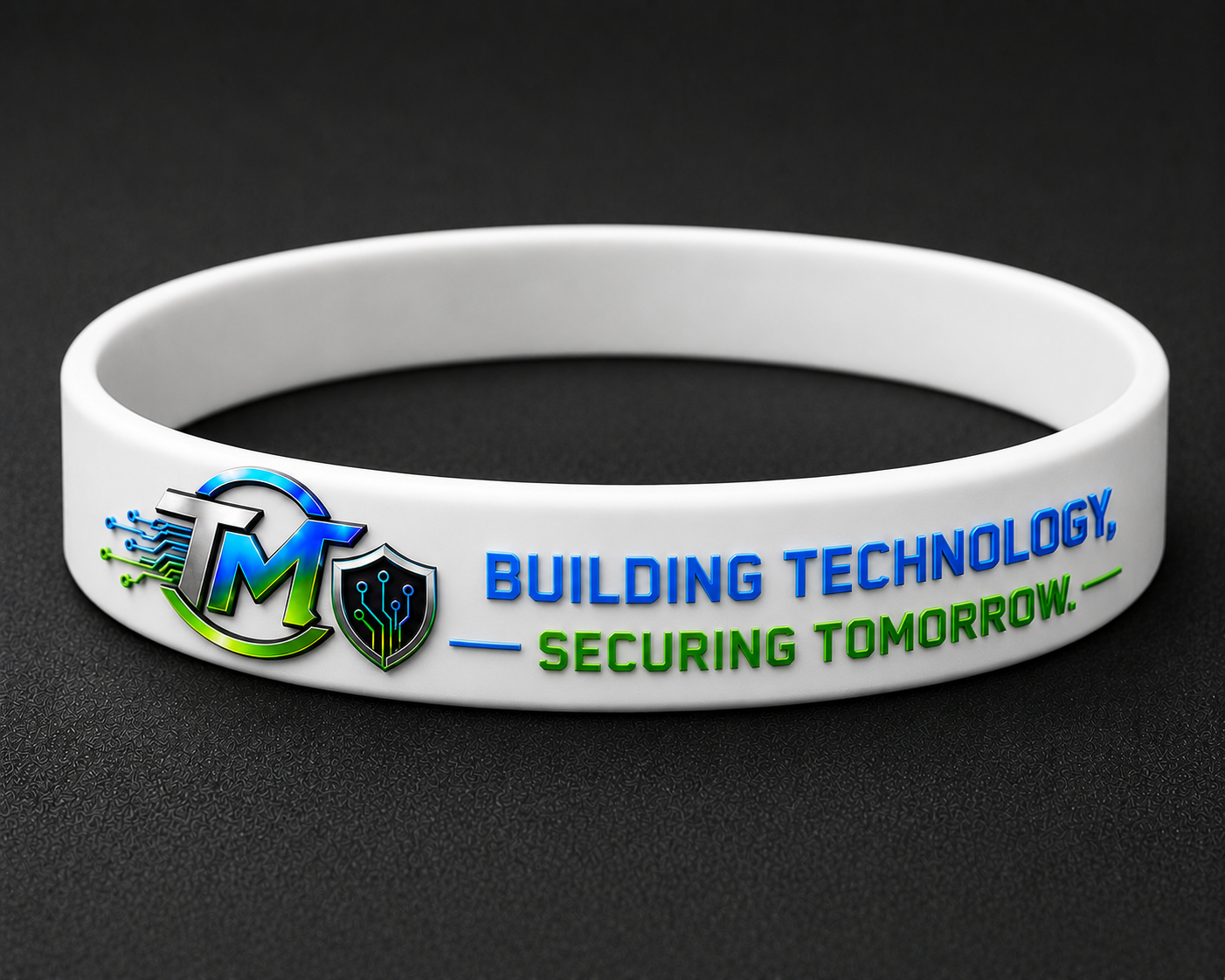 White Rubber Bracelet
