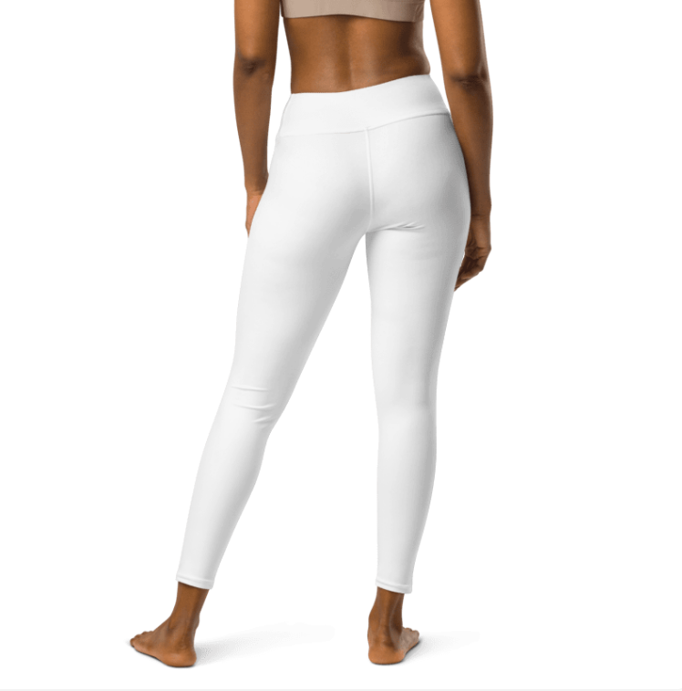 TM TechWorks White Leggings Back