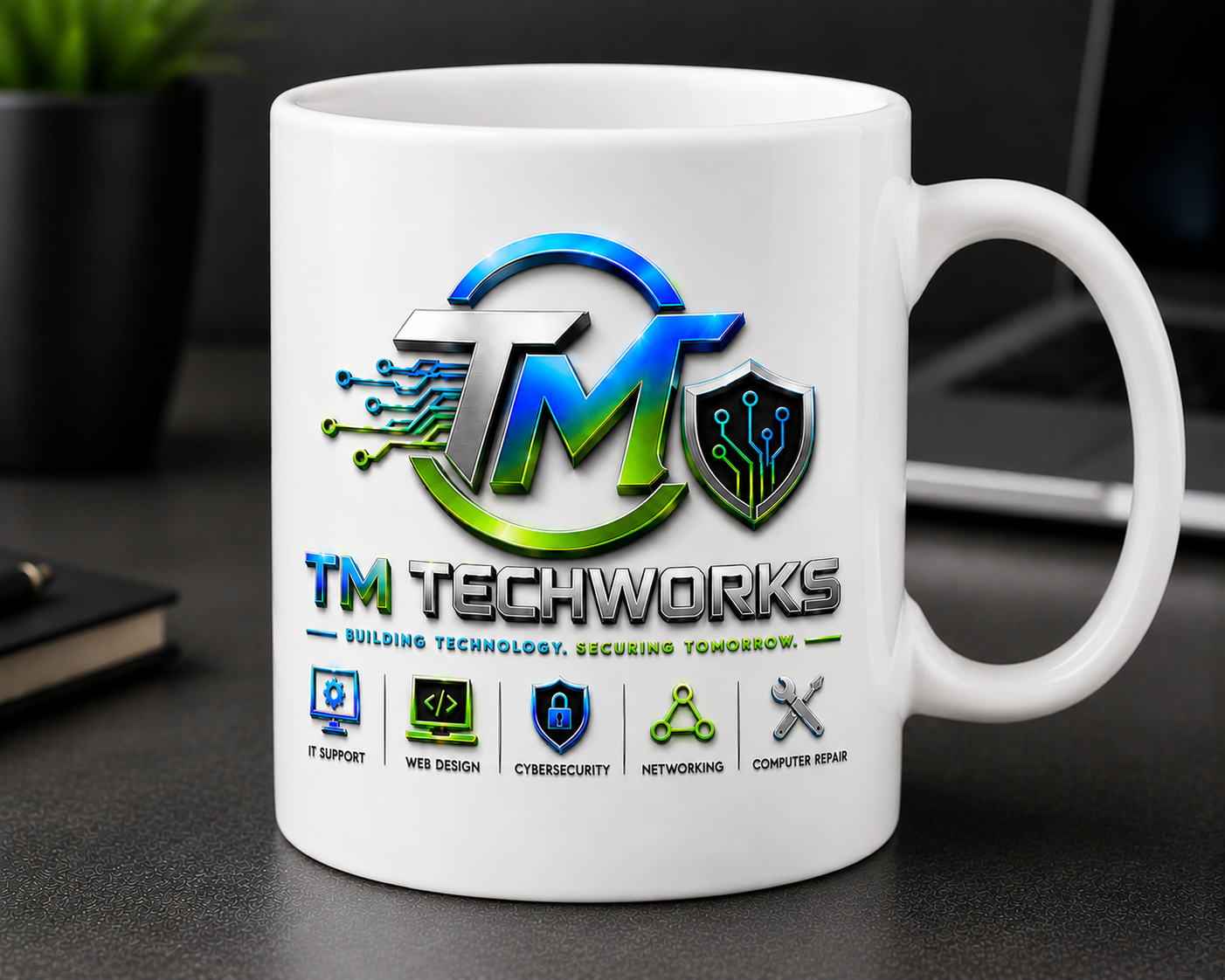 White Mug Front