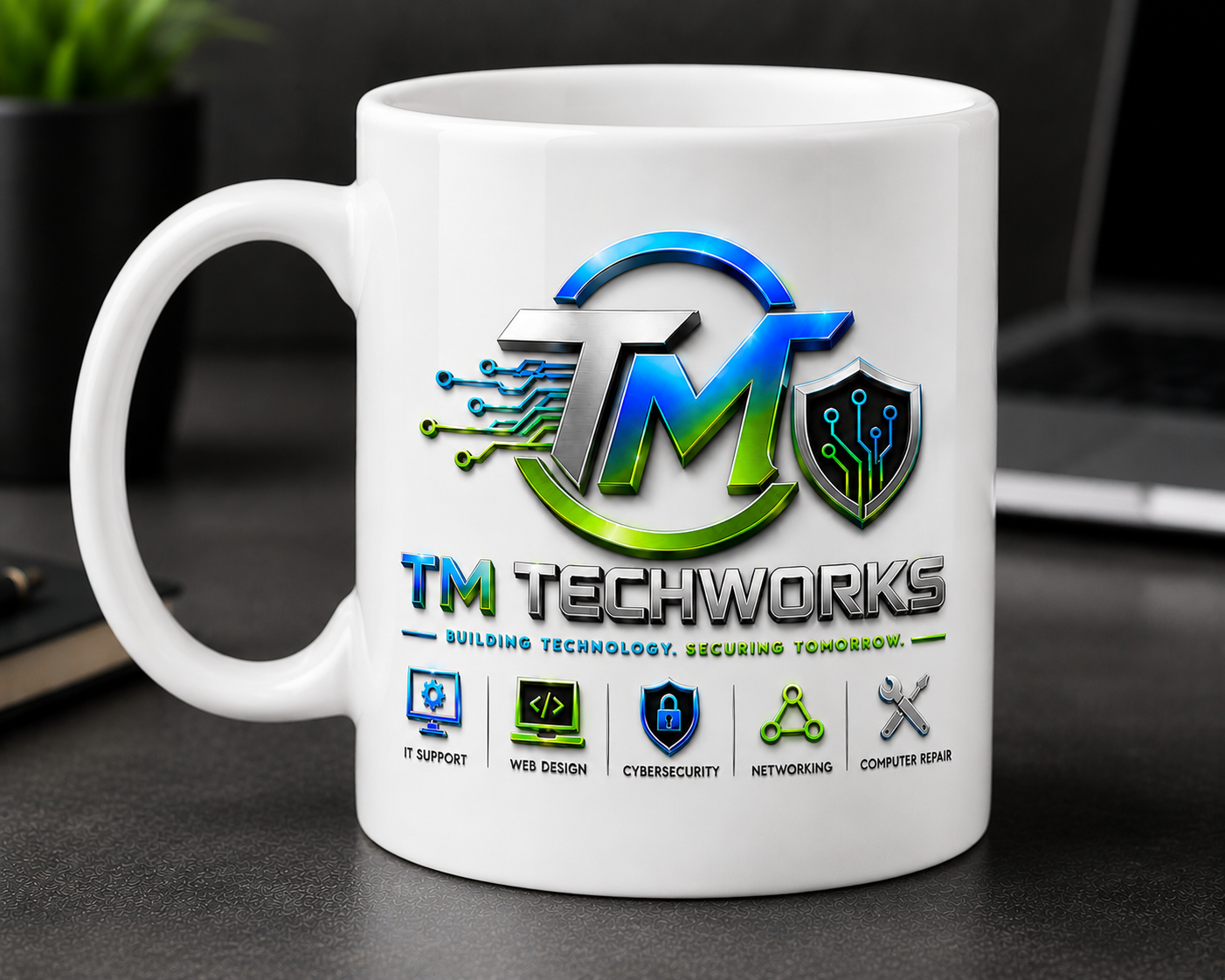 White Mug Back